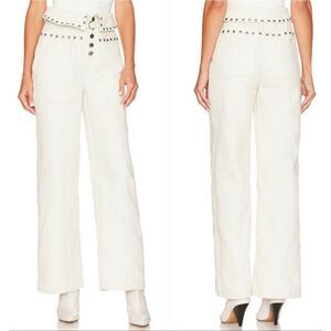 TULAROSA Kade Pants in White Onyx, Med $278 F23